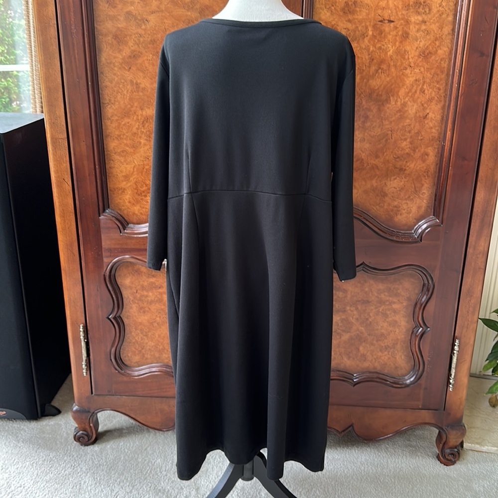 Avenue Black Zipper Dress (Size 22/24) - Picture 5 of 12